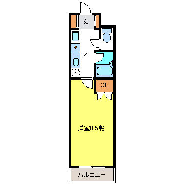 レジデンスコスモＡＮＮＥＸの間取り