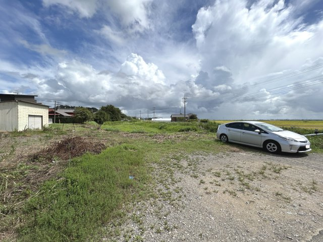 稲敷市柴崎　土地の外観|現地土地写真