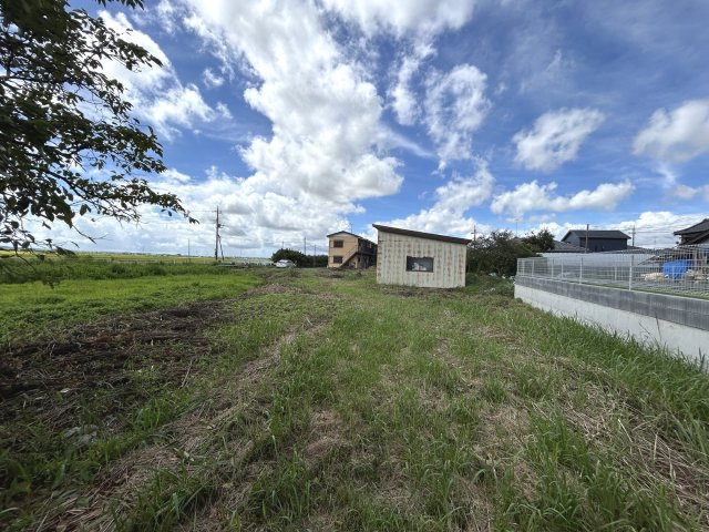 稲敷市柴崎　土地の外観|北東側から見た土地全景