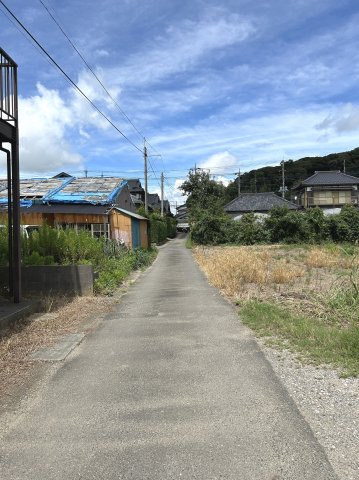 稲敷市柴崎　土地の前面道路含む現地写真|前面道路含む現地土地写真