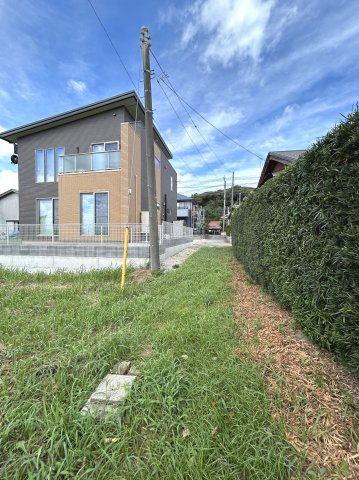 稲敷市柴崎　土地の前面道路含む現地写真|現地土地写真