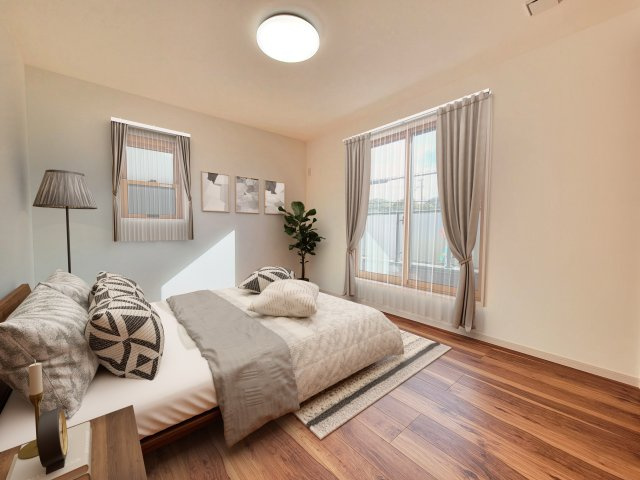 西浜3丁目Ⅳ・新築戸建の寝室|家具小物はイメージです。