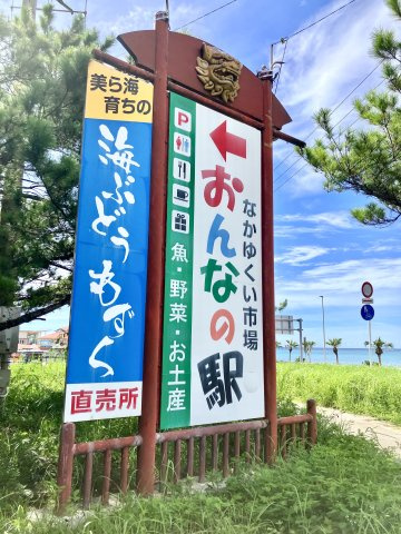 カフーリゾートフチャクコンド・ホテル　レジデンス棟の周辺|おんなの駅「なかゆくい市場」(3.8㎞車で約1０分)