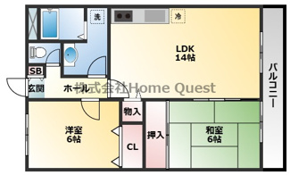 【間取り】 | ルモン高安