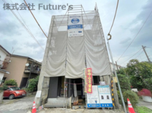吉川市栄町　新築戸建　全1棟の外観|現地の写真になります。