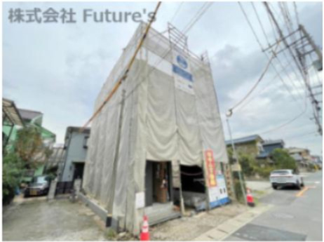 吉川市栄町　新築戸建　全1棟の外観|現地の写真になります。