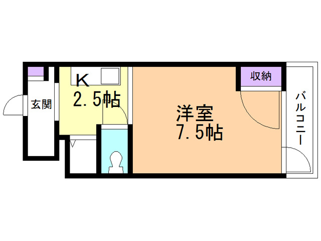 ハトヤ第１１ビルの間取り
