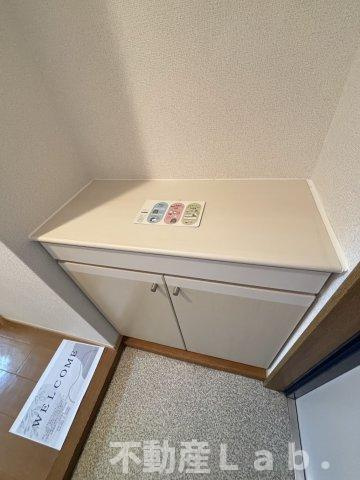 ハピネスハイツの玄関