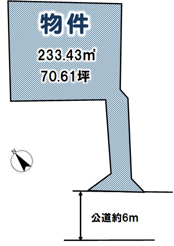 野木町丸林の土地図|区画図