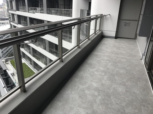 中央区勝どき４丁目の賃貸マンションのバルコニー