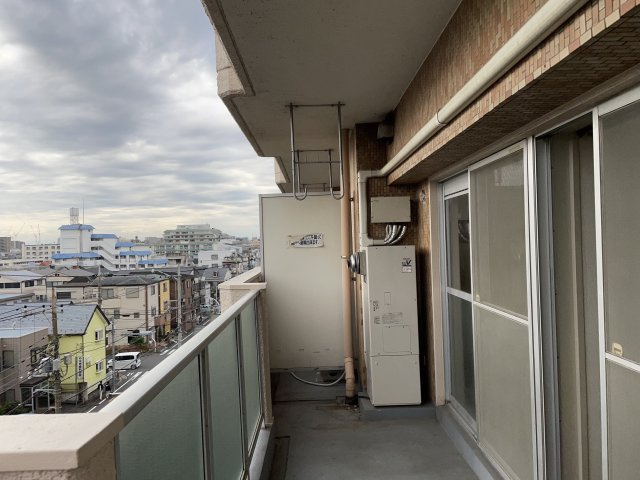 西川口ローヤルコーポのバルコニー