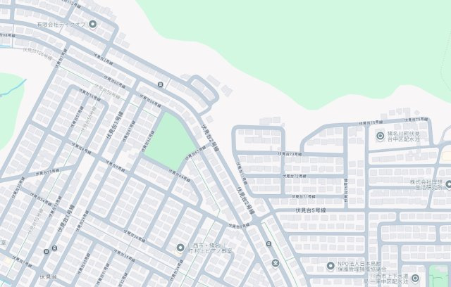 川辺郡猪名川町伏見台　第8期　新築一戸建ての地図