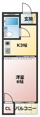 イーストパレス萱島の間取り