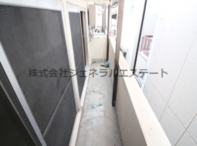 【バルコニー】 | コーポ萱島 | お洗濯にも便利なバルコニー付き