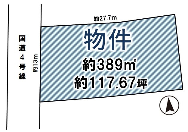 下野市小金井の土地図|区画図