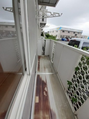 【バルコニー】 | ドリームハイツ高田 | 【ドリームハイツ高田】陽当たり良好なバルコニーです