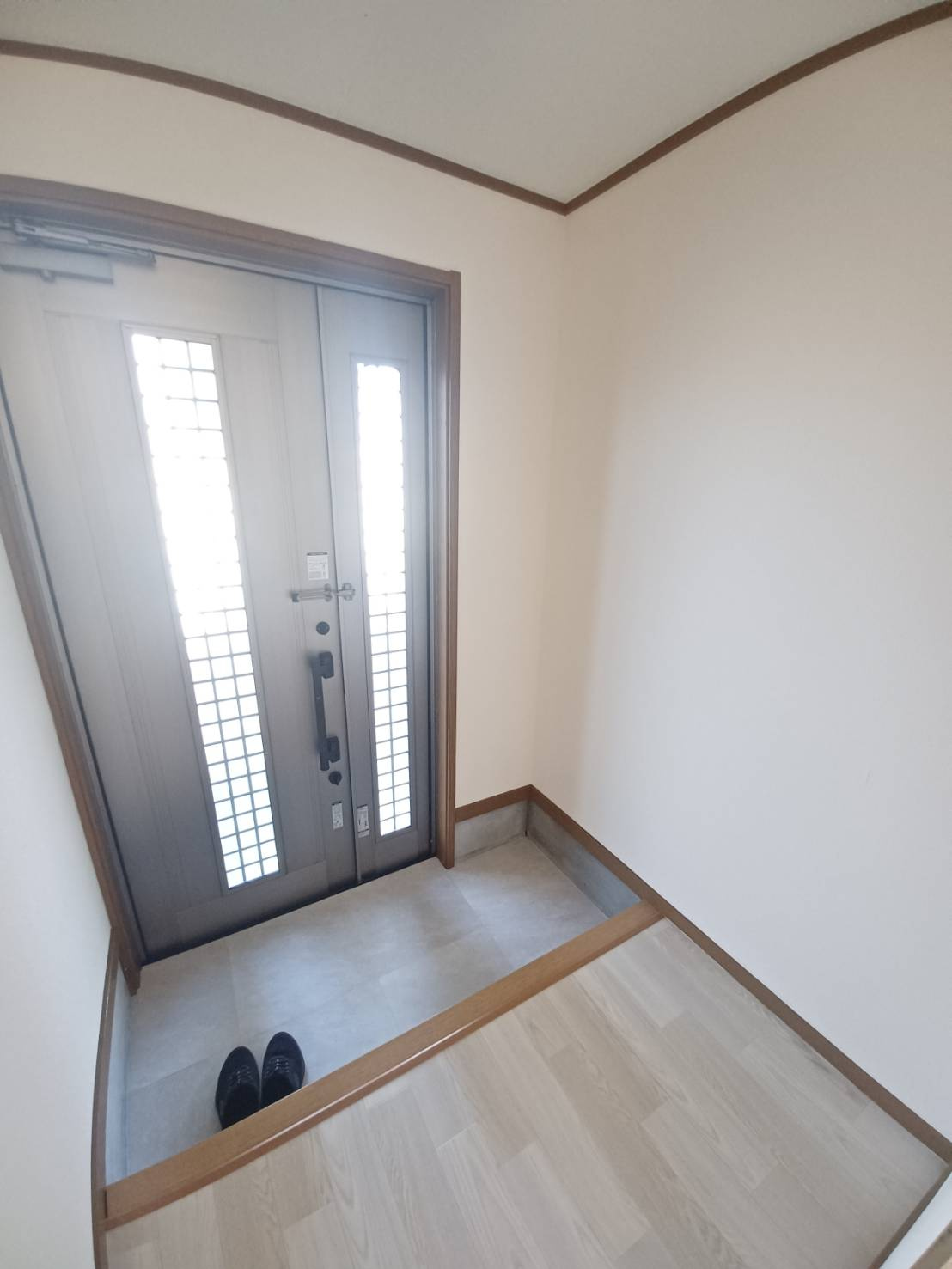 グリーンハイツの玄関