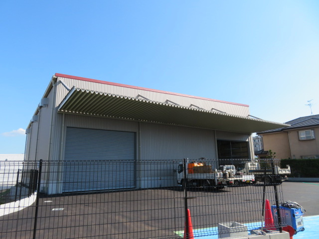 高石市取石７丁目の倉庫の外観