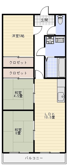 【間取り】 | サンヴェール高槻 
