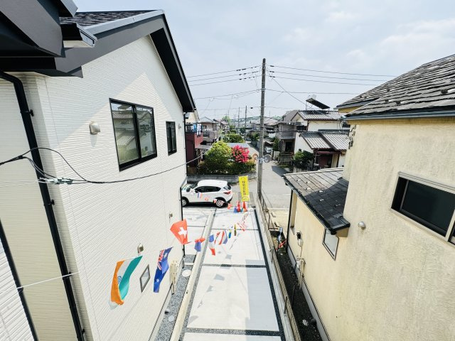 柏市南逆井6丁目新築戸建【逆井小学校：10分】の展望|バルコニーより道路側眺望
