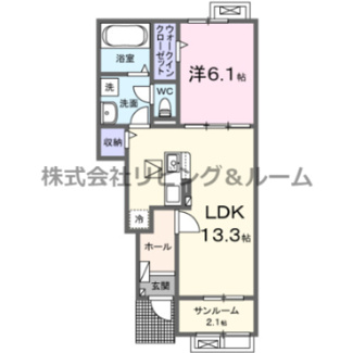 【間取り】 | ロワゾーブルー・Q