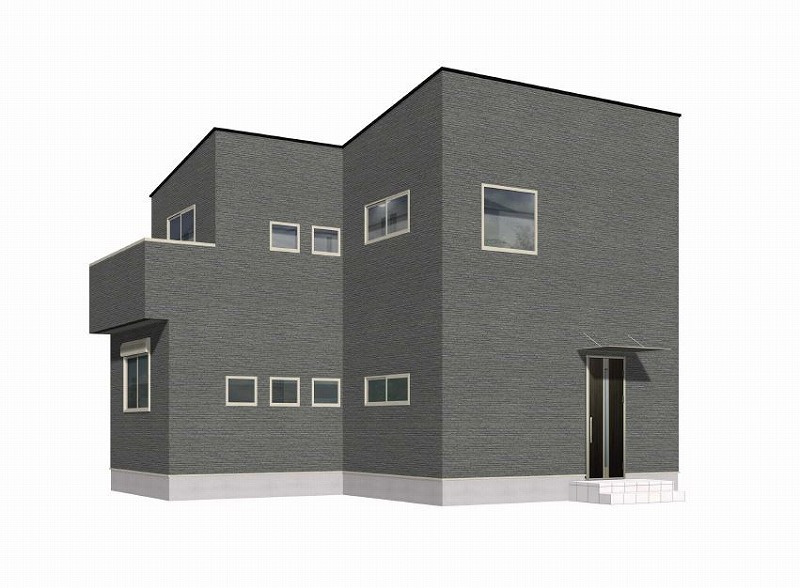 SUN COURT－サンコート－小倉北区高峰町　【小倉北区　新築戸建て】の外観パース|SUN COURT－サンコート－小倉北区高峰町　【小倉北区　新築戸建て】