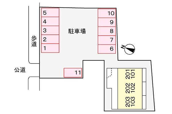 アンプルール　ブワ　高松 　　刈谷市の賃貸ならクラスホーム刈谷店の駐車場