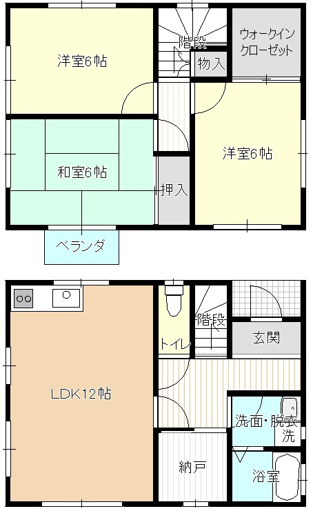 アンカルチェの間取り