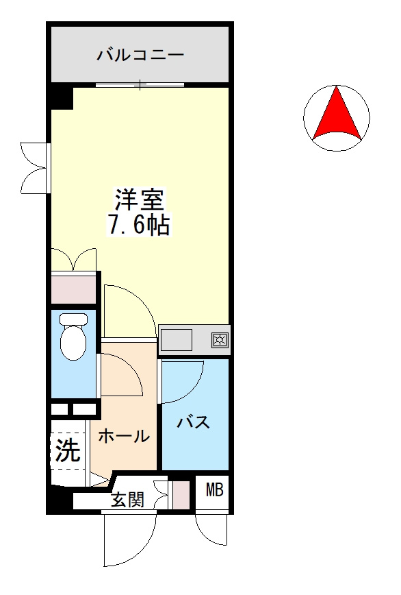 ダイアパレス京町の間取り