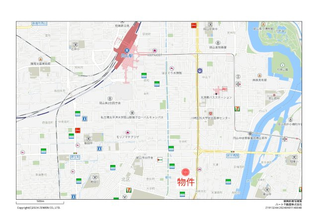 ダイアパレス京町の地図