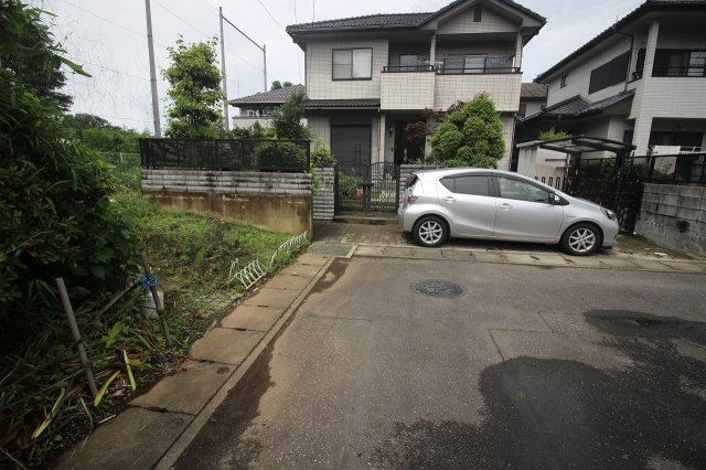 小山市喜沢の前面道路含む現地写真|2020年7月撮影