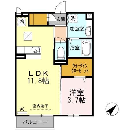 プログレスI　B棟の間取り