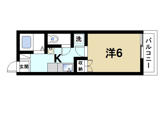 B・Bハイツの間取り