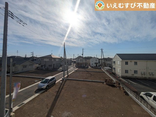 Livele Garden.S　鴻巣箕田第5の展望|高い建物が無く開放感のある展望
バルコニーからの展望も開けていて閑静な住宅地が望めます。日当りも良いですね♪