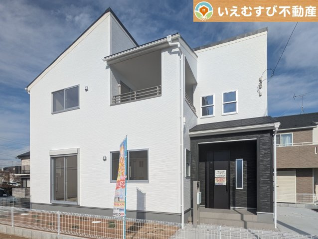 Livele Garden.S　鴻巣箕田第5の外観|【完成済み】清潔感ある白を基調としたシンプルモダンな落ちついた外観！
是非ご内覧ください！実際に現地を見たり内覧してみると夢が膨らみますよね♪