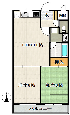 Soie 宝塚【ソワタカラヅカ】の間取り