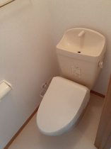 ゆったりとした空間のトイレです