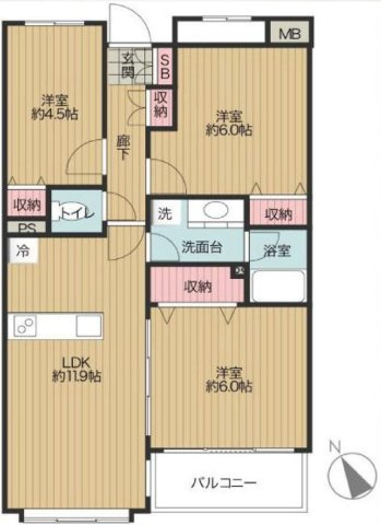 多摩市関戸６丁目の中古マンション
