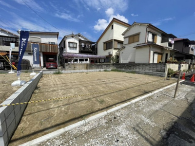 【前面道路含む現地写真】 | 四條畷市岡山４丁目条件付き売土地
