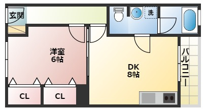 コーポ寿の間取り