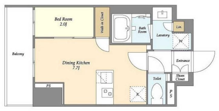 ドゥーエ横濱鶴見の間取り