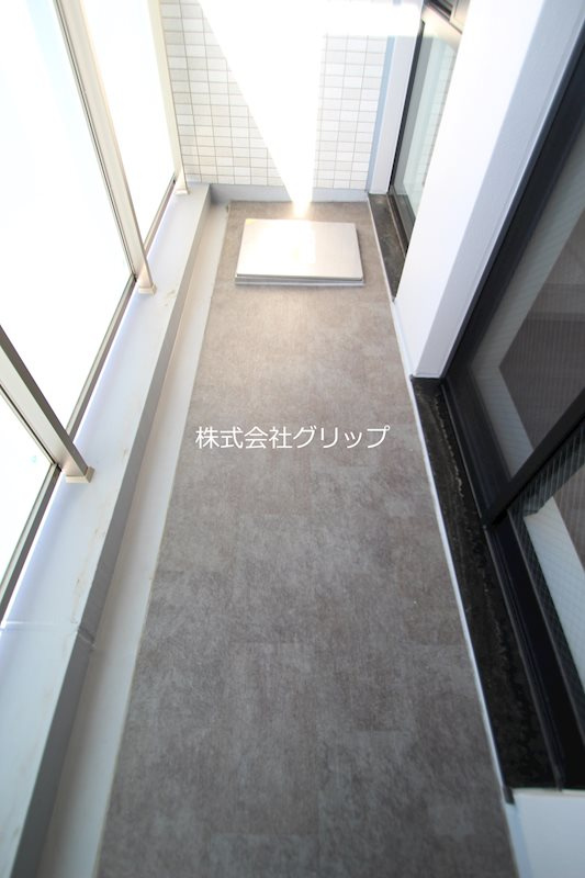 ドゥーエ横濱鶴見のバルコニー