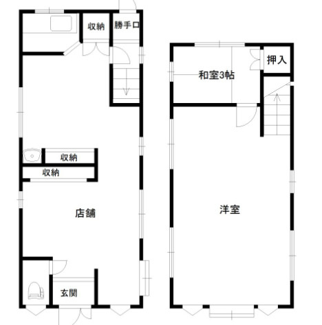 大門町テナントの間取り