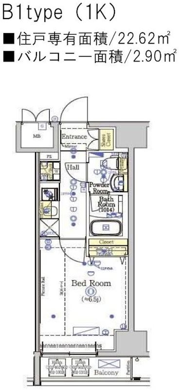 SHOKEN Residence 横浜関内の間取り