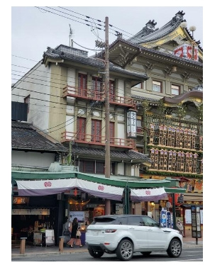 東山区西入中之町店舗一部の外観