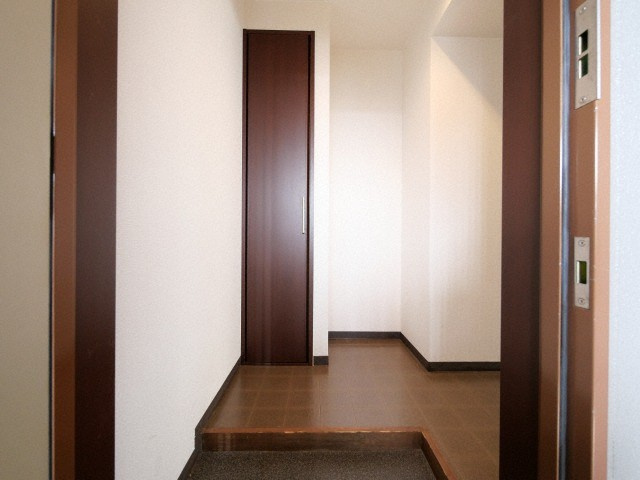 大阪市東成区玉津２丁目の賃貸マンションの玄関