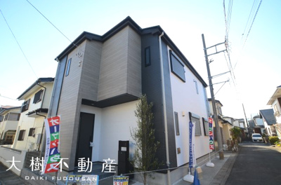 【外観】 | 海老名市中野２丁目　新築戸建て　全１棟【仲介手数料無料】 | 建物完成しました！！内見可能です♪