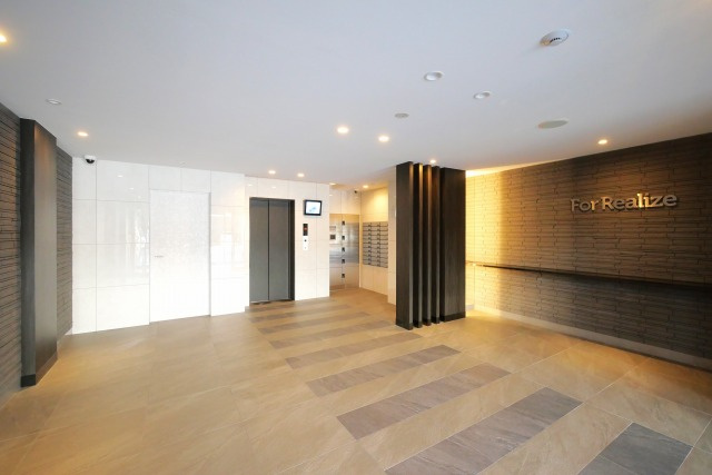 フォーリアライズ天王寺ソリオのロビー