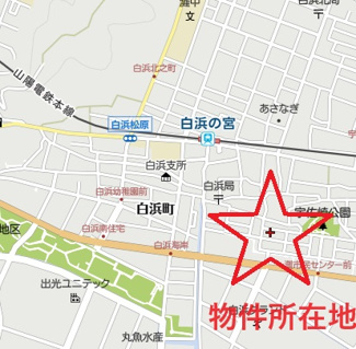 【地図】 | 宇佐崎中再生住宅