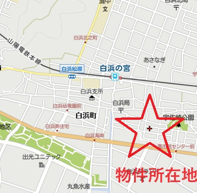 【地図】 | 宇佐崎中再生住宅